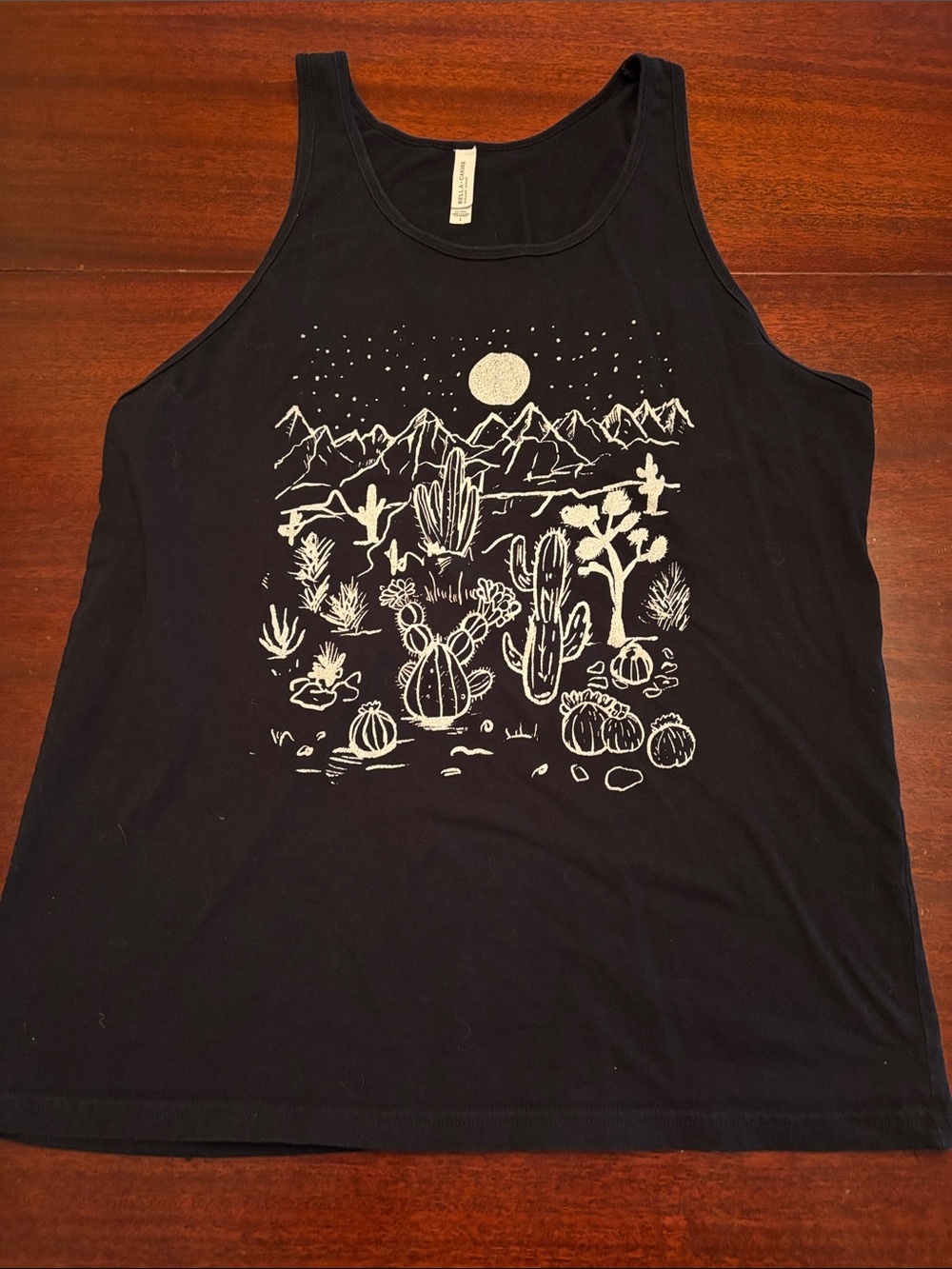 Women’s Tank Large Bella Canvas Desert Cactus